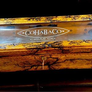 Vintage cigar humidor